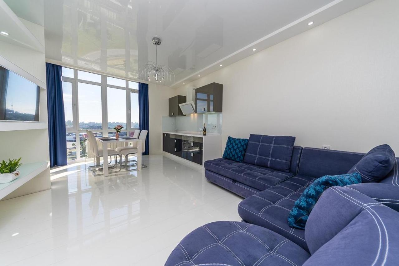 Fashionable Panoramic Apartments Dnieper. Obolon Kijów Zewnętrze zdjęcie