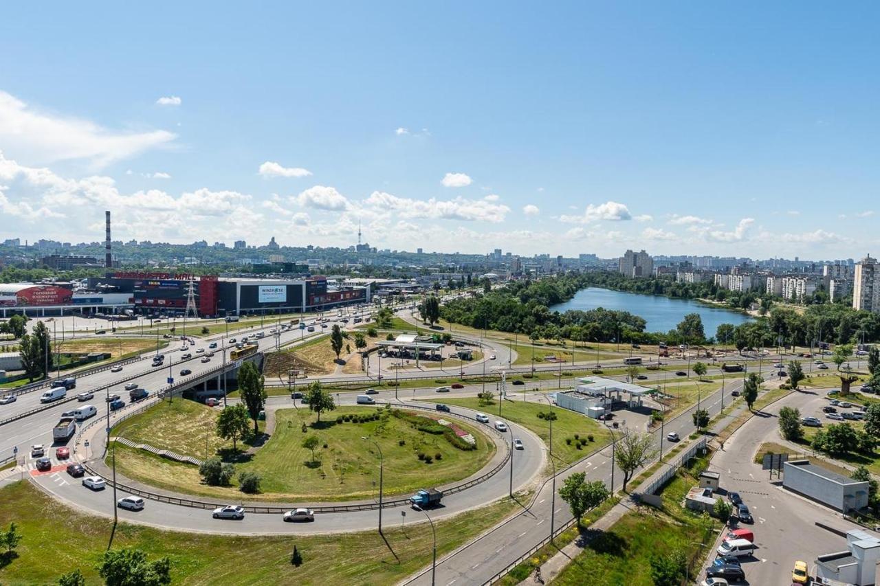 Fashionable Panoramic Apartments Dnieper. Obolon Kijów Zewnętrze zdjęcie