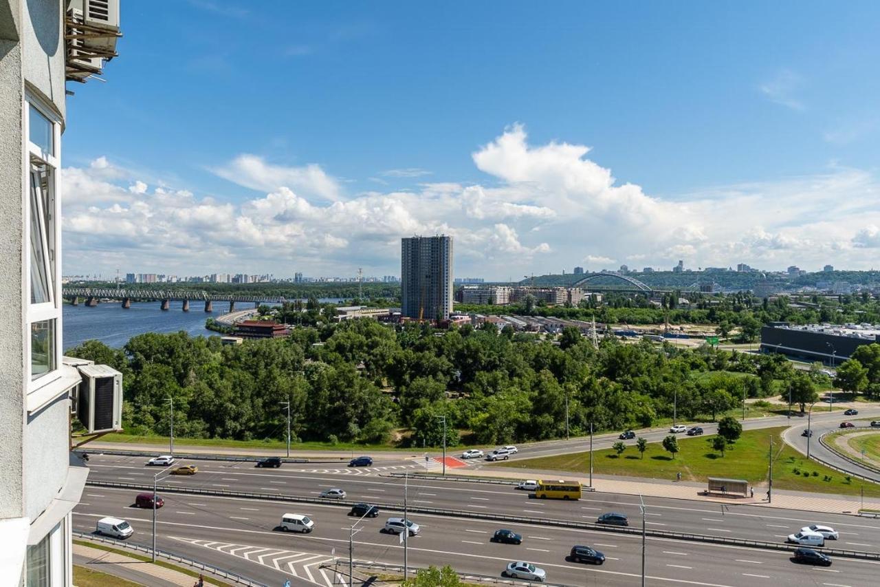 Fashionable Panoramic Apartments Dnieper. Obolon Kijów Zewnętrze zdjęcie