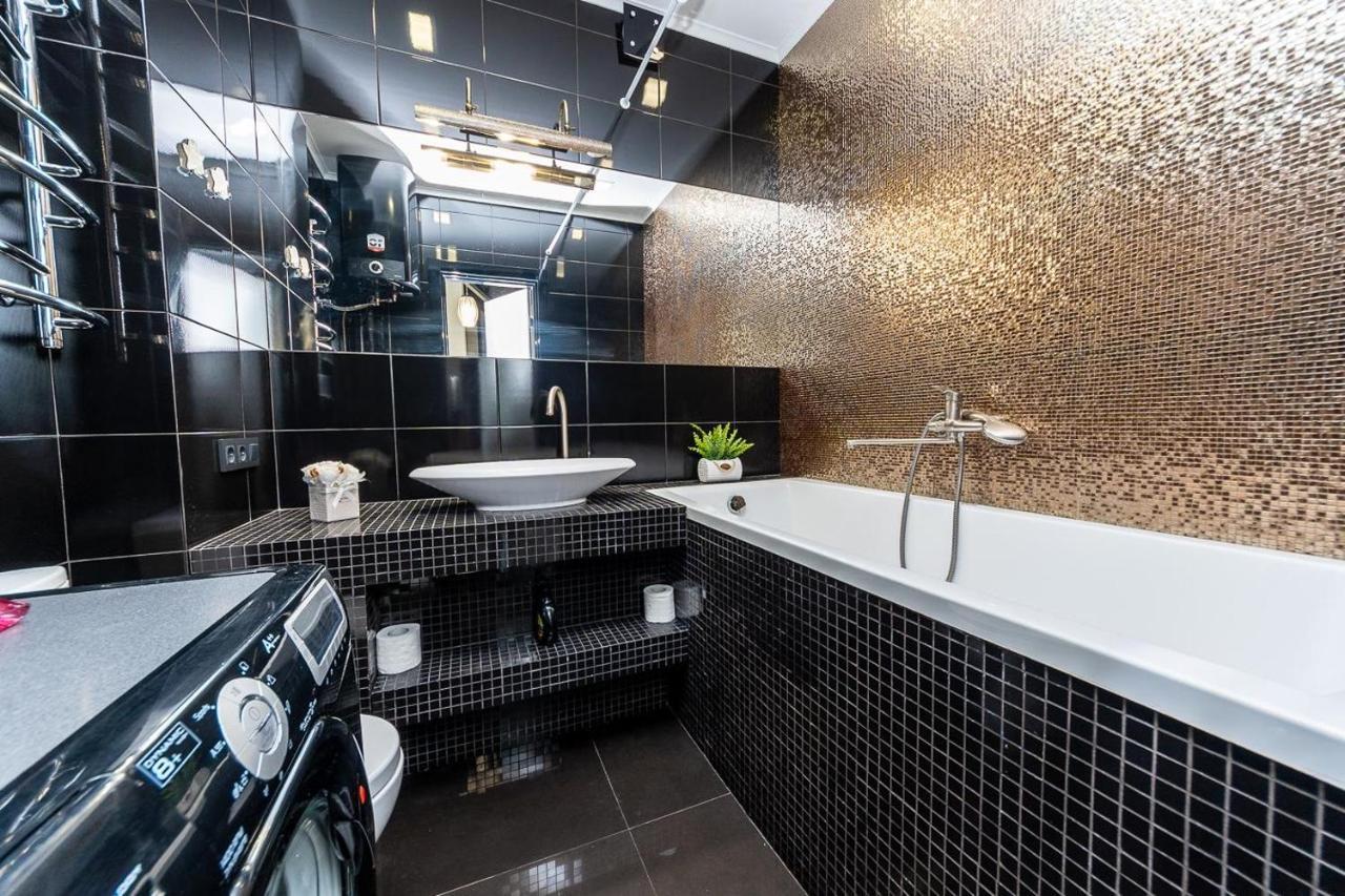 Fashionable Panoramic Apartments Dnieper. Obolon Kijów Zewnętrze zdjęcie
