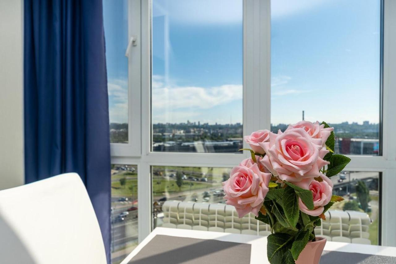 Fashionable Panoramic Apartments Dnieper. Obolon Kijów Zewnętrze zdjęcie