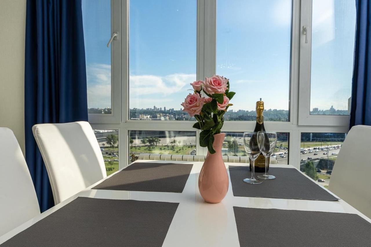 Fashionable Panoramic Apartments Dnieper. Obolon Kijów Zewnętrze zdjęcie